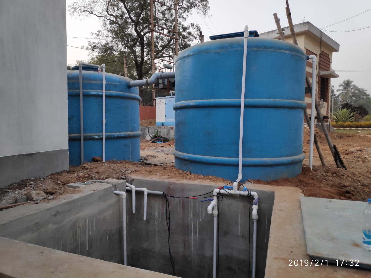 5 kld package sewage treatment plant